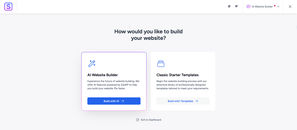 Classic Templates vs AI Website Builder